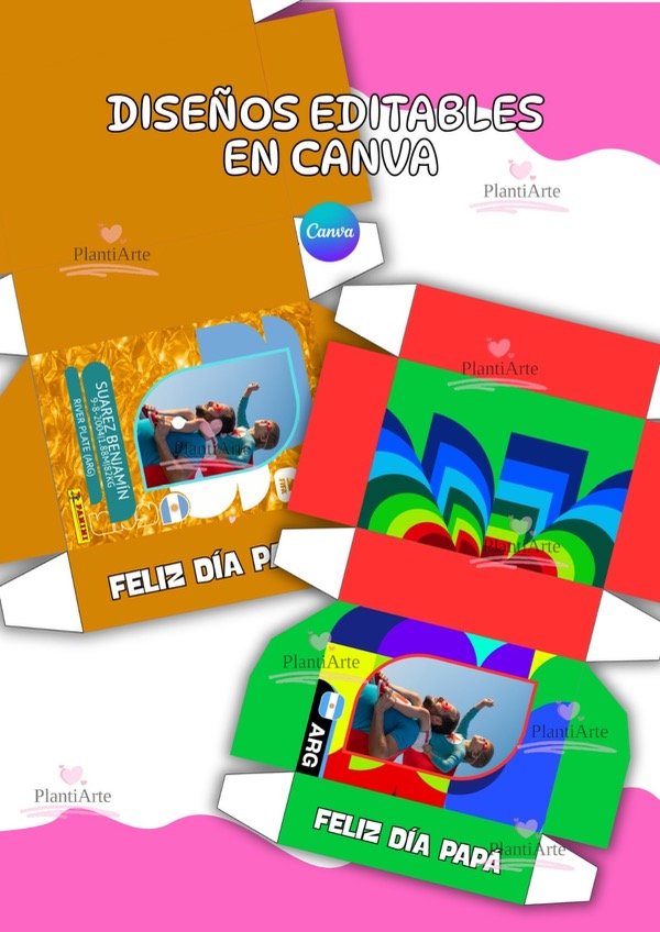 Producto - Bomboneras dia del padre editable en canva