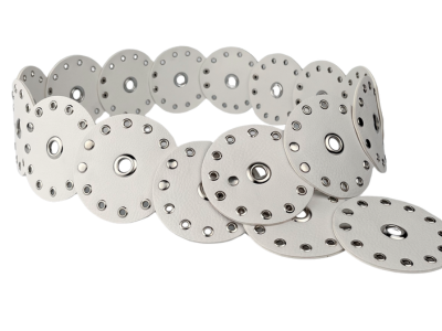 Producto - 105cm Cinto Faja Redondo Blanco