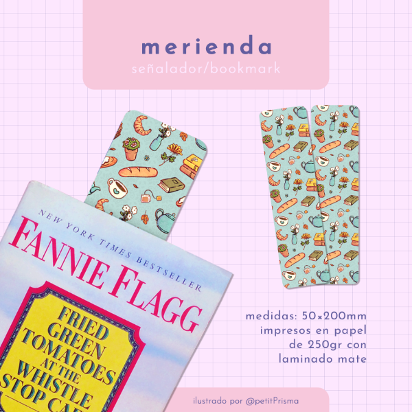 Producto - Señalador rectangular "Merienda"