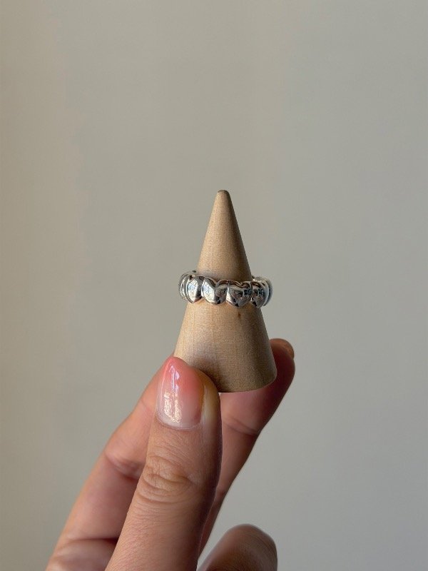 Producto - Anillo inflado corazones 18 mm