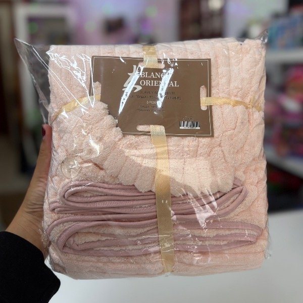Producto - Set de Toalla, Toallón y Turbante Secado Rápido 7604