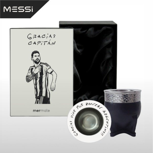 Producto - BOX MATE CON BOMBILLA Y CAJA DE PRESENTACIÓN EXCLUSIVO MESSI A PUÑO Y LETRA - 6