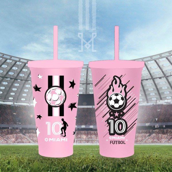 Producto - VASO ECO XL SORBETE 750 ML MIAMI FOOTBALL PINK