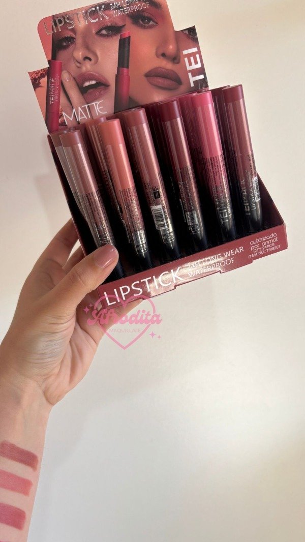 Producto - Lapiz labial mate en barra tei