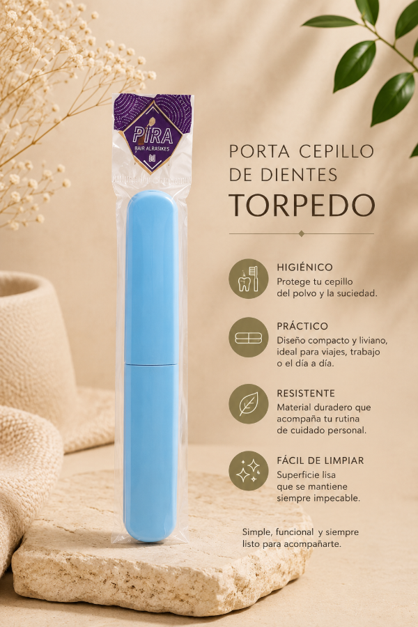 Producto - Porta cepillo dental Torpedo