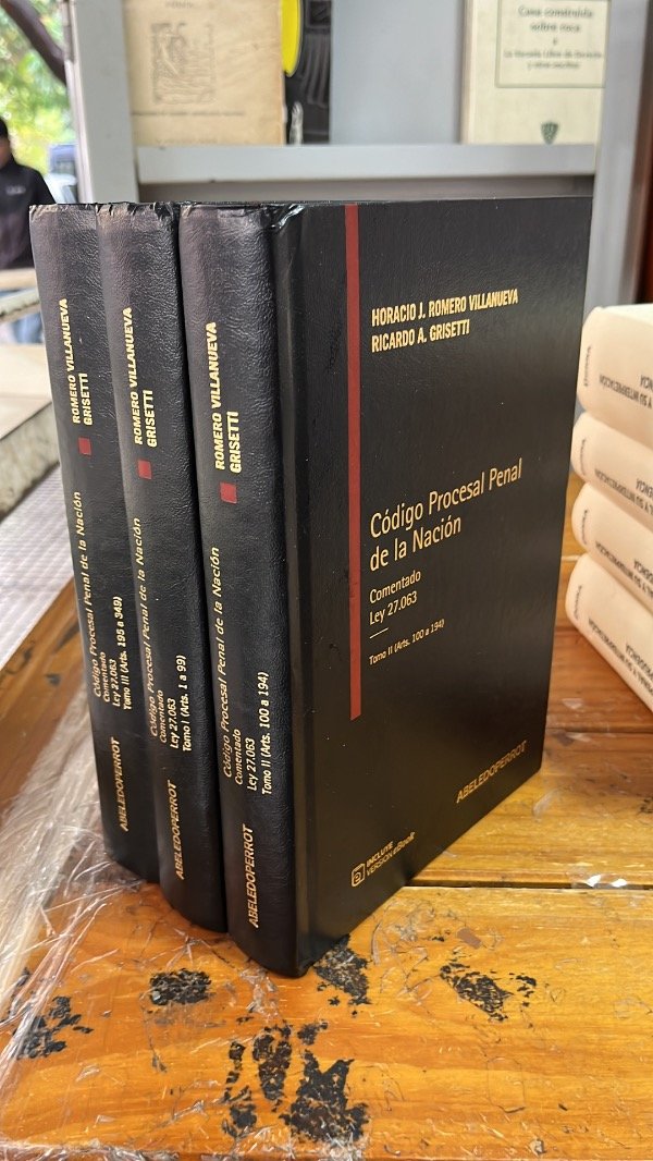 Producto - Código procesal penal nación 3 tomos. Villanueva