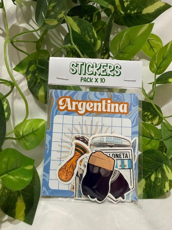 Producto - Pack X 10 Stickers - Argentina