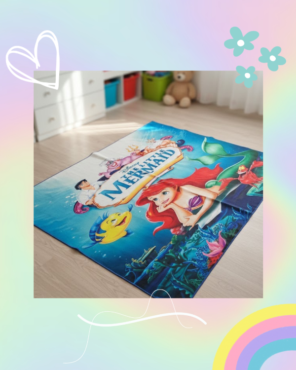 Producto - Alfombra La Sirenita GRANDE - 2 x 1.5m