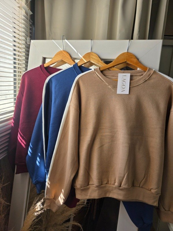 Producto - Bz4 buzo liso lineas en mangas