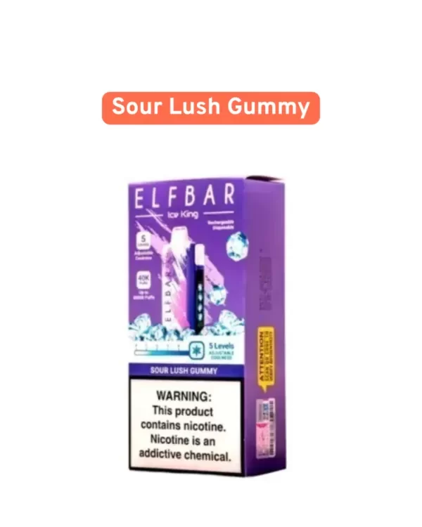 Producto - POD DESCARTABLE ELFBAR SOUR LUSH GUMMY 40.000 MIL PUFFS