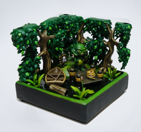 Producto - Diorama Monstruo de la laguna negra (sin luz)