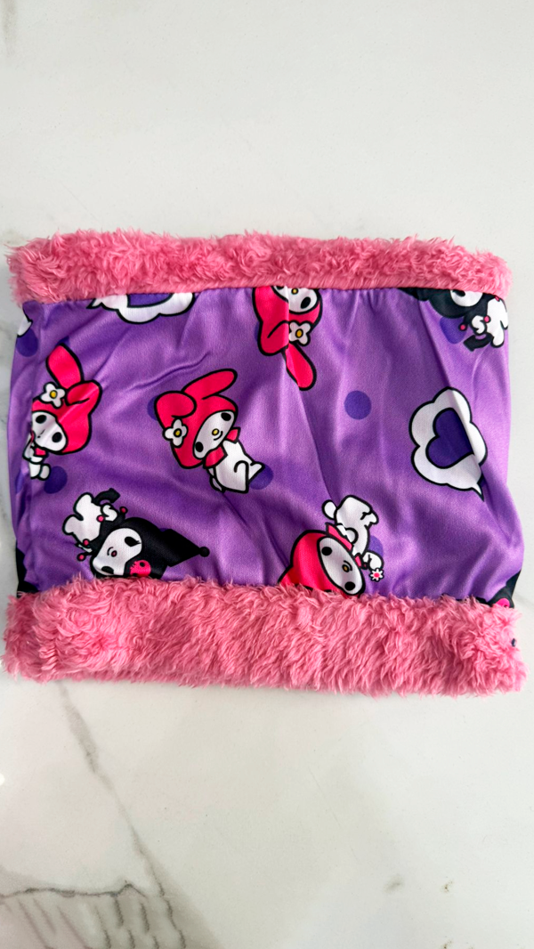 Producto - Cuellitos micropeluche Kuromi My melody