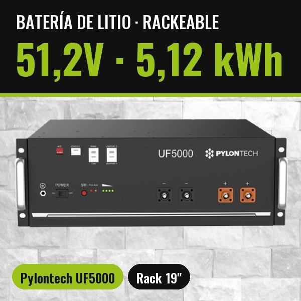 Producto - Batería de Litio UF5000 48v 5.12Kwh