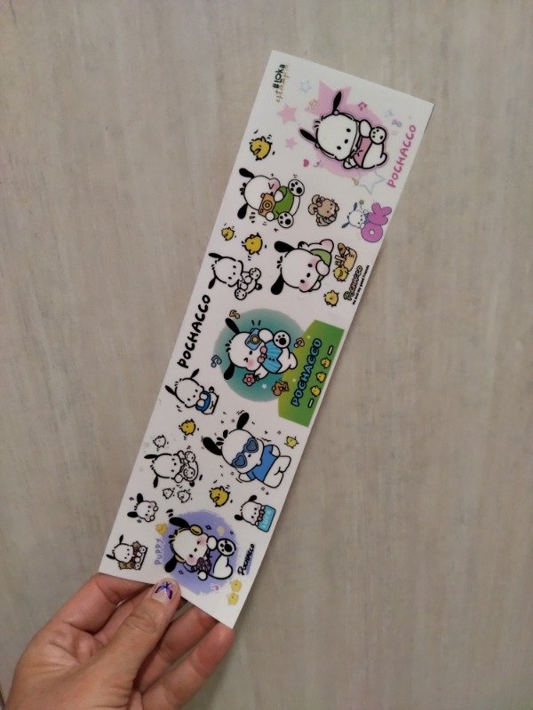 Producto - UV Tiras 8x28cm Pochacco