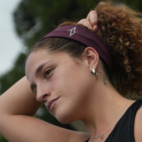 Producto - Vincha GYM/ YOGA Pulso y Acción Uva