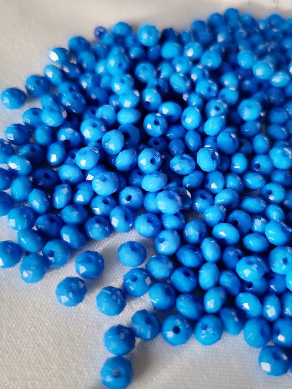 Producto - Donas 6 mm fasetadas azul - 2