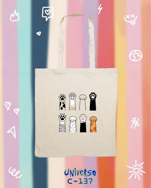 Producto - Totebag Patitas