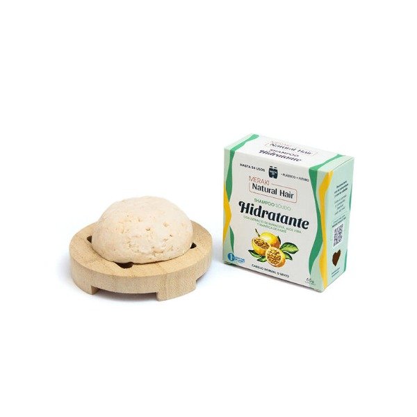 Producto - Shampoo Solido Hidratante Cabello Normal x 65gr MERAKI