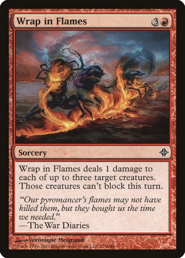 Producto - Wrap in Flames #173  Rise of the Eldrazi