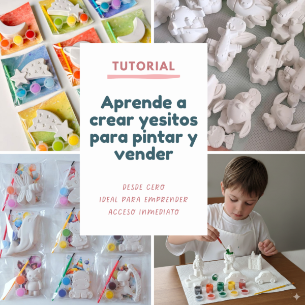 Producto - Tutorial yesitos para pintar y vender