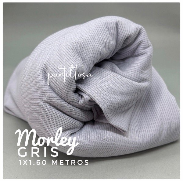 Producto - Morley elastizado GRIS - 1x1.60 metros
