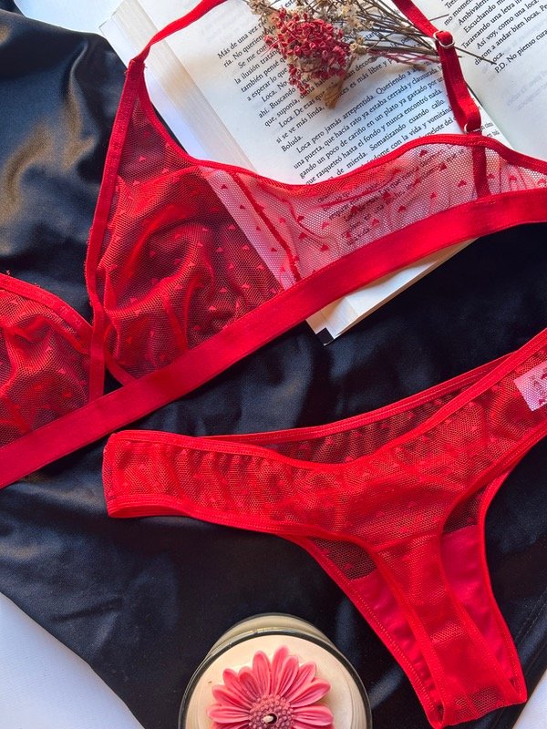 Producto - Conjunto corazones rojo - 8
