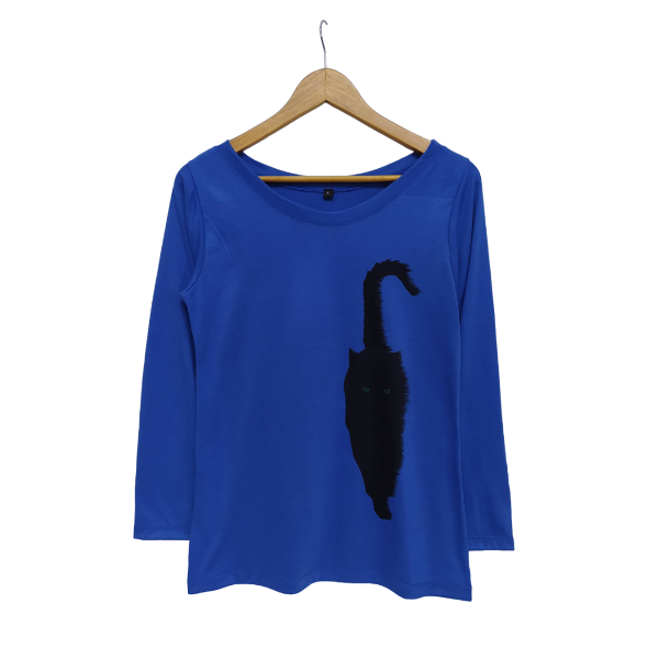 Producto - Gato Caminando Azul Francia (ML)