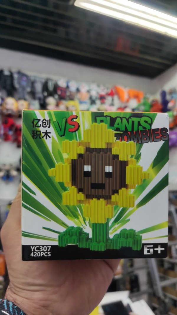 Producto - Rompecabezas Blocks Plantas VS Zombie Girasol YC307