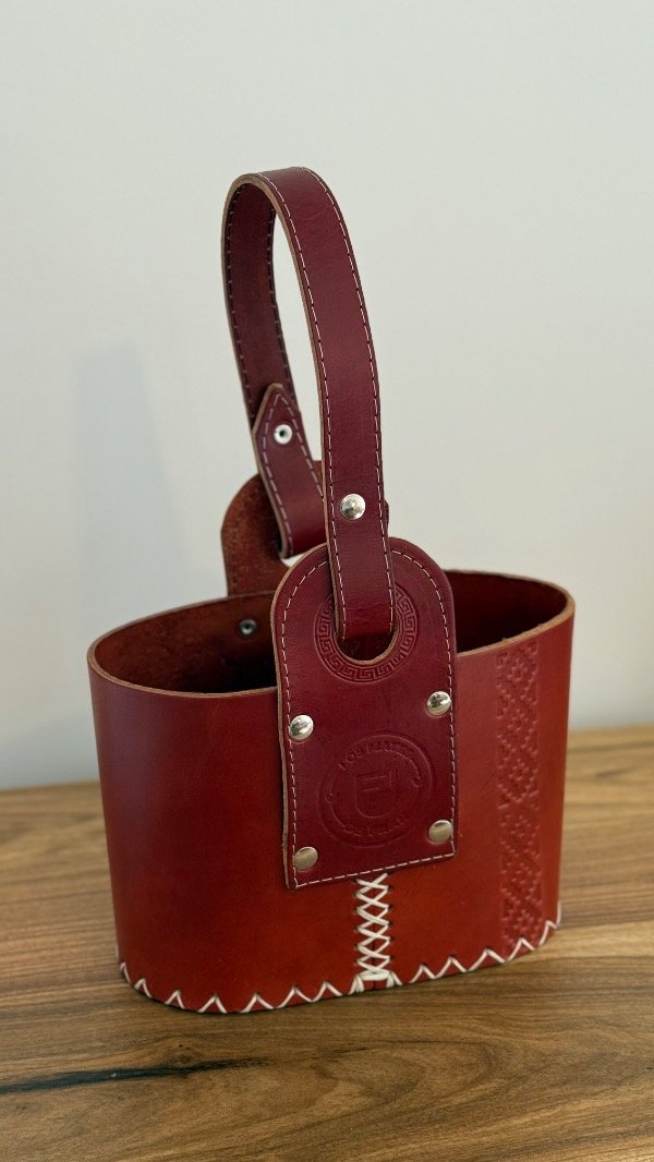 Producto - Canasta Matera ovalada borravino - 2