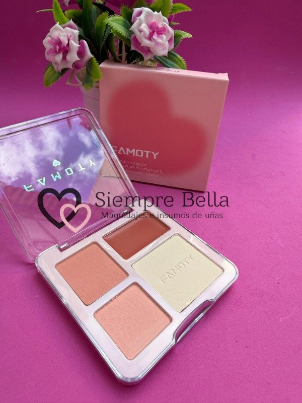 Producto - Paleta x4 rubores - 1