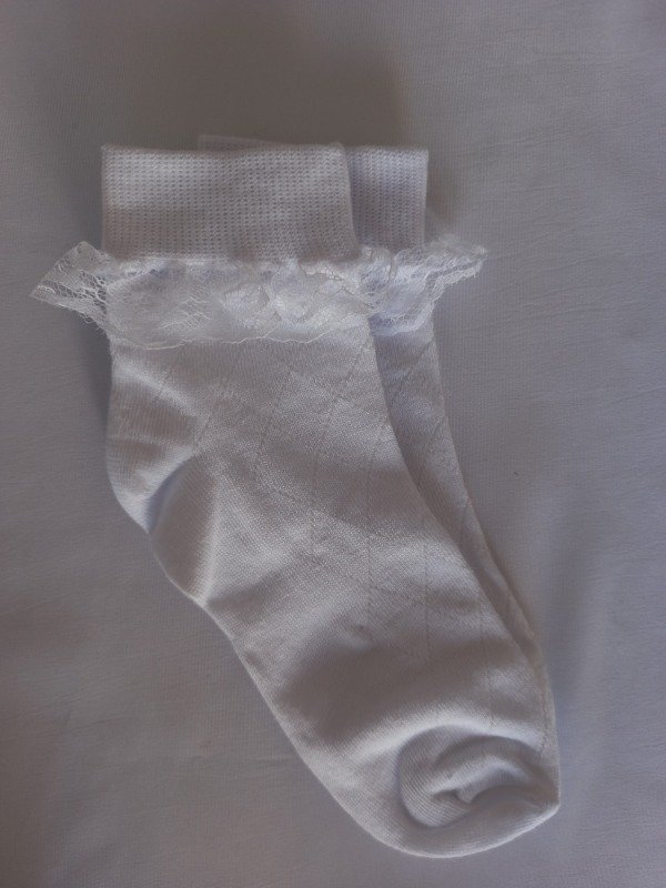 Producto - MEDIAS VOLADITOS Y ALGODON - BLANCO
