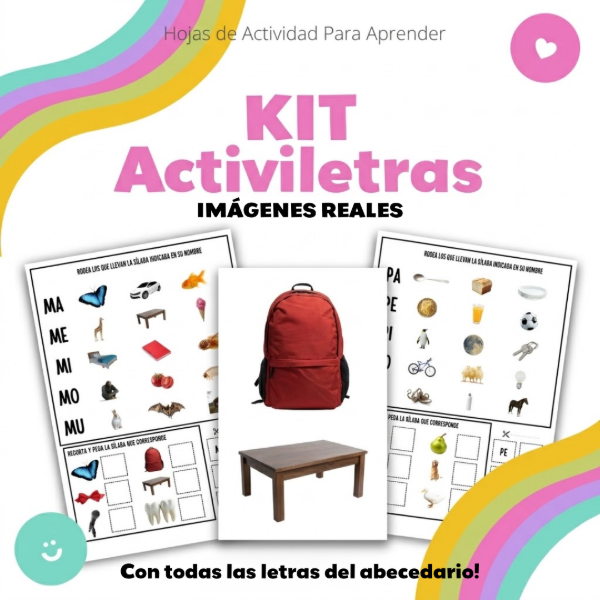 Producto - ACTIVILETRAS - IMÁGENES REALES