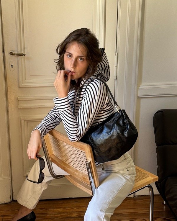 Producto - Shoulderbag PRÜNE Black Leather