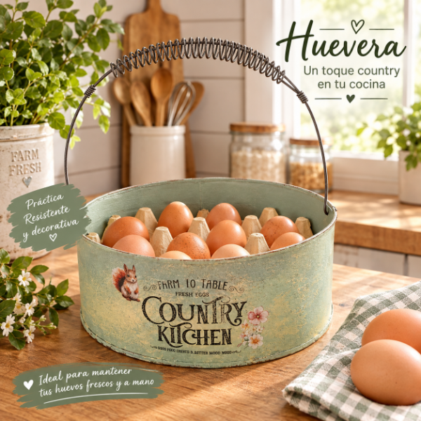 Producto - Huevera Country, Deco Hogar
