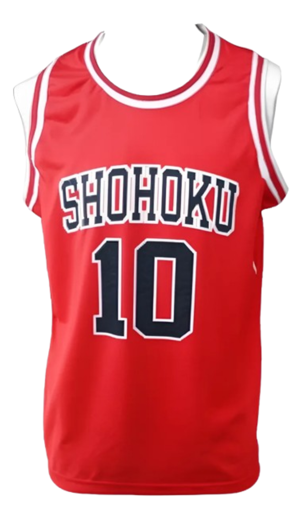 Producto - Musculosa Slam Dunk Shohoku Sakuragi 10 roja / Anime (SLAMDUNKREAD6)