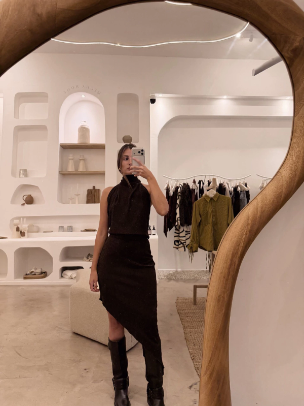 Producto - FALDA MIDI COCOA / CHOCOLATE