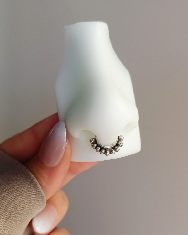 Producto - Aro piercing Perú s/perforación nostril.