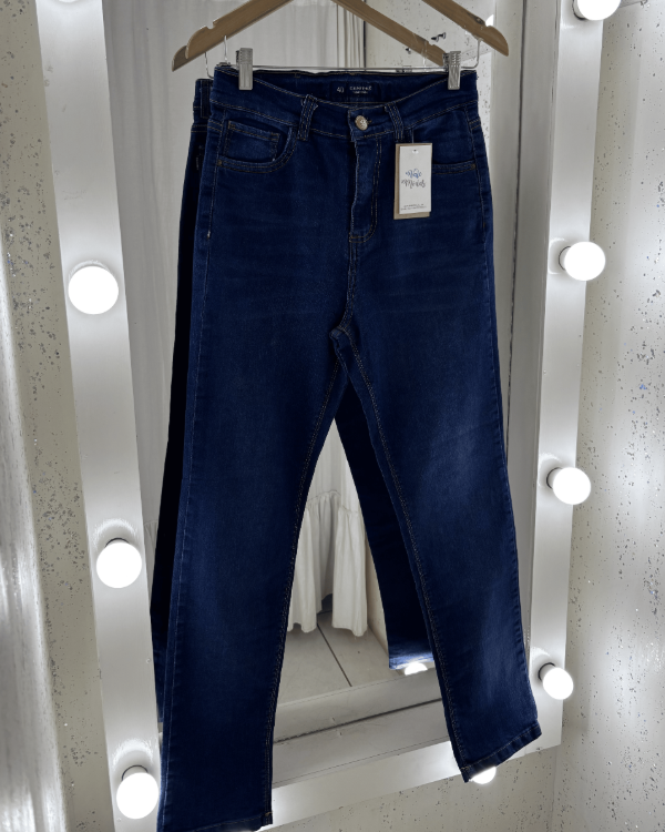 Producto - Jean Chupín Liso Azul Oscuro