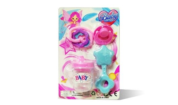 Producto - Mamadera sonajero y acc para muñeca