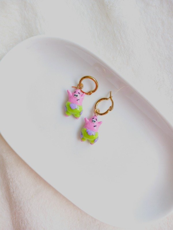 Producto - Par de aros Patricio estrella