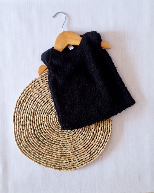 Producto - Chaleco CORDERITO (negro)