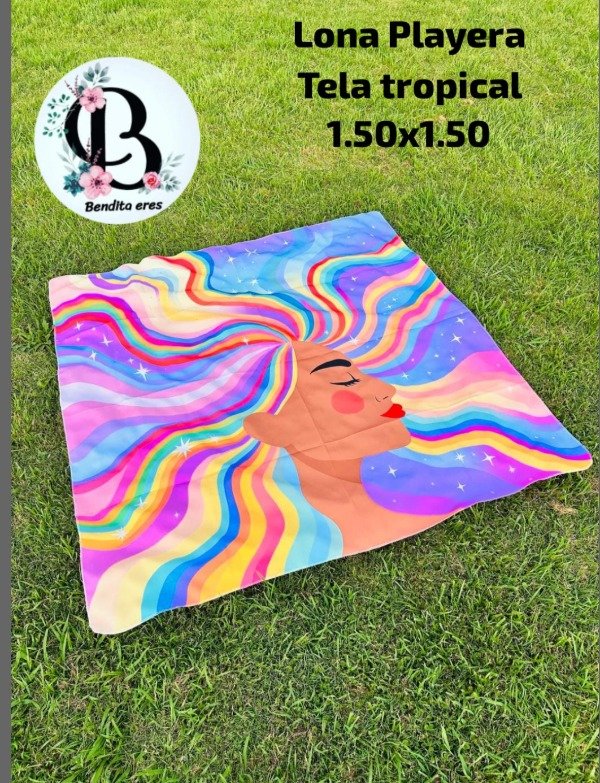 Producto - LONA PLAYERA ARCOIRIS