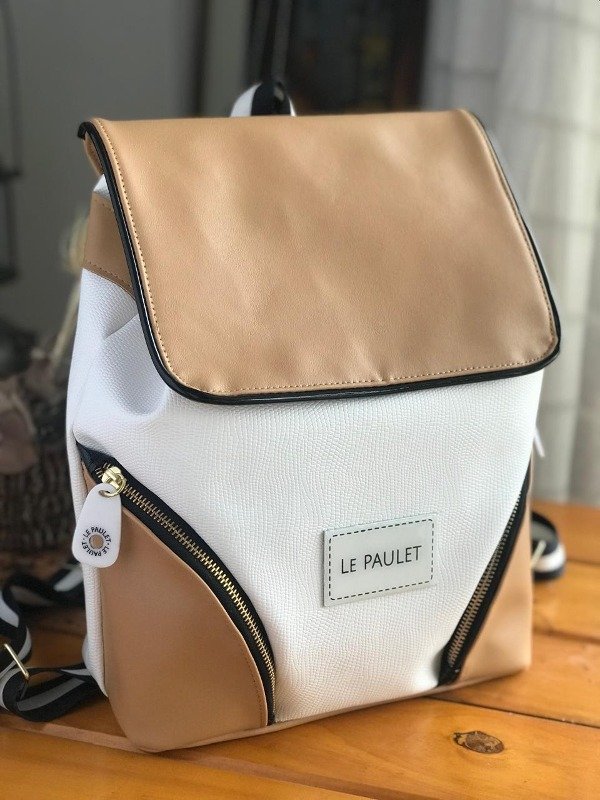 Producto - Mochila Antoniette Blanca Suela
