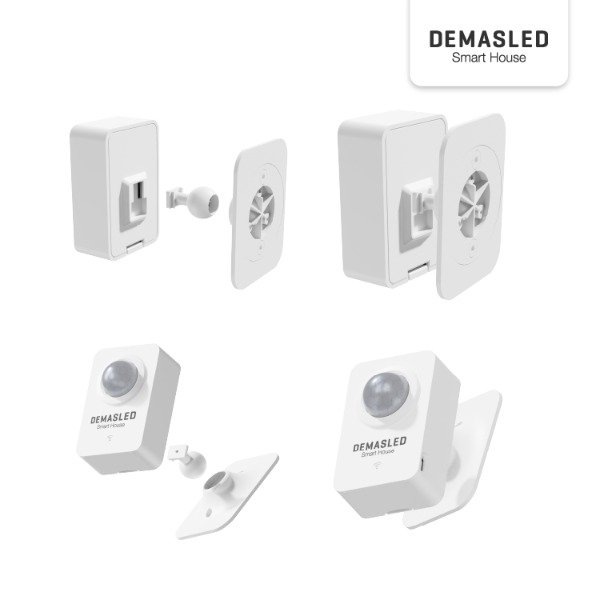 Producto - Sensor Pir de Movimiento -Inalambrico -WiFi 2.4GHz -2 pilas AA -control por App