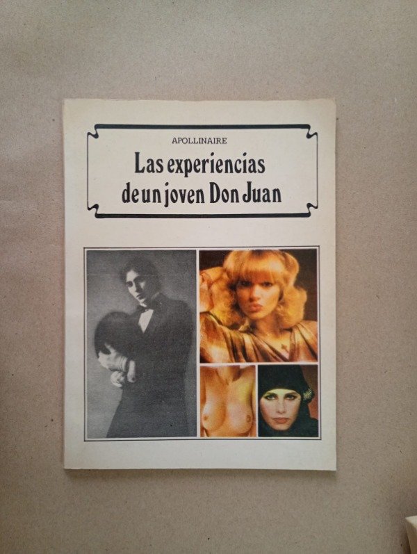 Producto - Las experiencias de un joven Don Juan - Apollinaire - Diable Erotique 1982