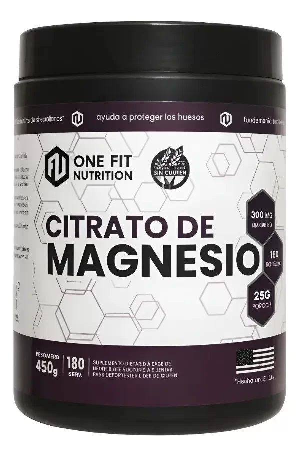 Producto - Citrato de magnesio 450 Grs On Fit Nutrition