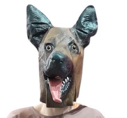 Producto - Máscara Perro Ovejero Látex