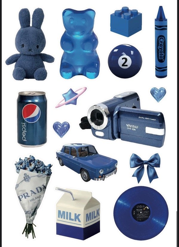 Producto - Blue Aesthetic Collage