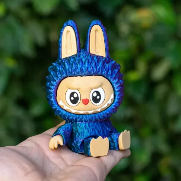 Producto - Llaveros Labubu Flexi Azul-Verde-Violeta