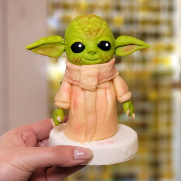 Producto - Decoración para torta en porcelana YODA